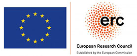 Logos of European Union and European Research Counsil